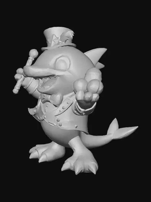 3D model for Orcaledon Magician