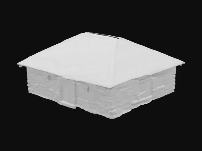 3D model for zone rurale sarda
