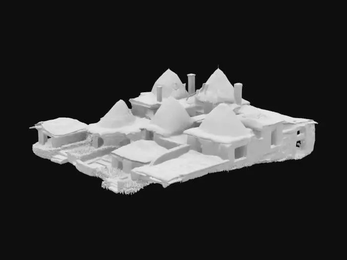 3D model for case nuragiche
