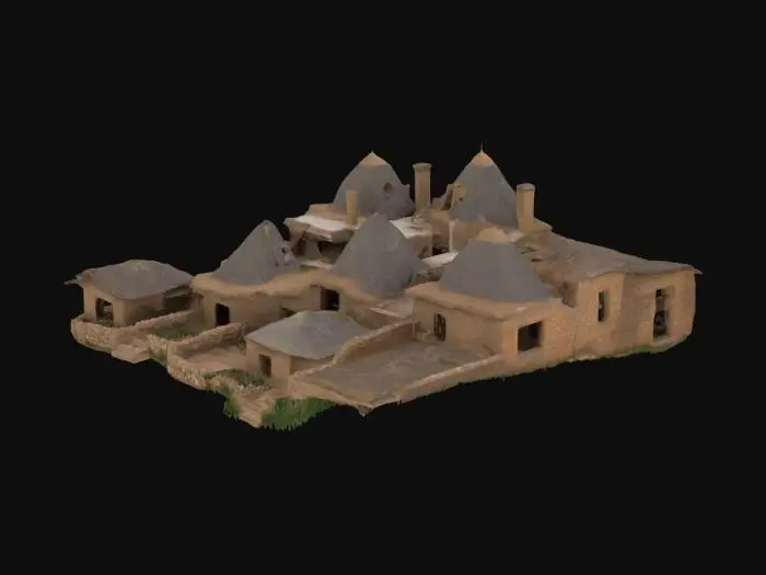 3D model for case nuragiche
