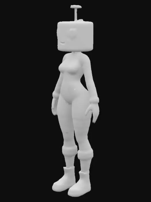 3D model for Lovestruck Marshmallow Bot