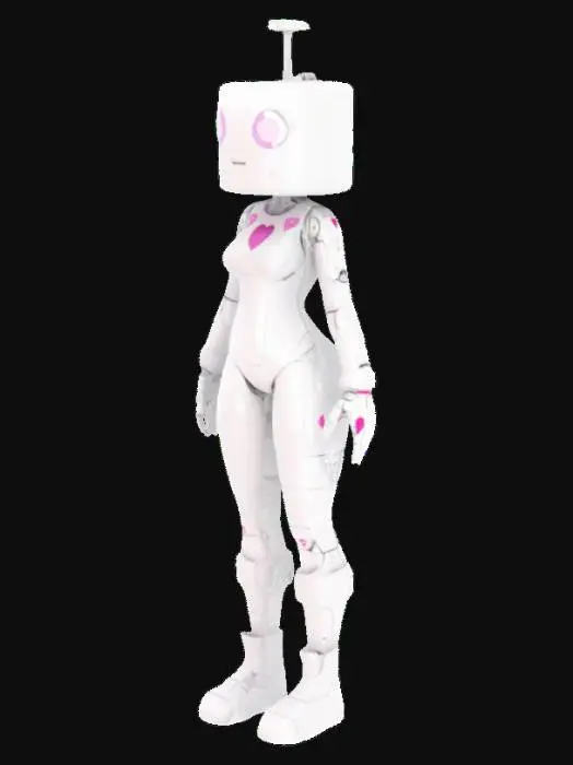 3D model for Lovestruck Marshmallow Bot