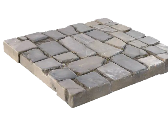Stone Pathway in Darkness - Ground-3D-Modell, KI-generiert