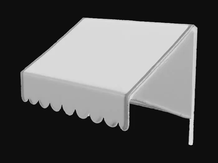 3D model for Striped Awning