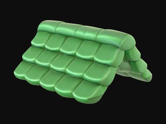 3D model for Green Tile Roof