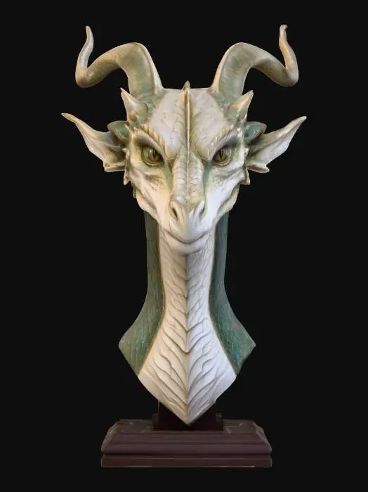 3D model for Mystical Dragon Bust