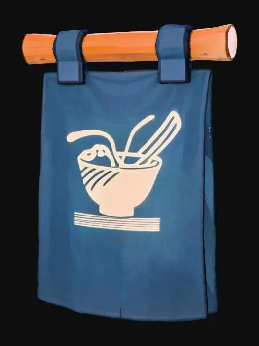 3D model for Ramen Signage