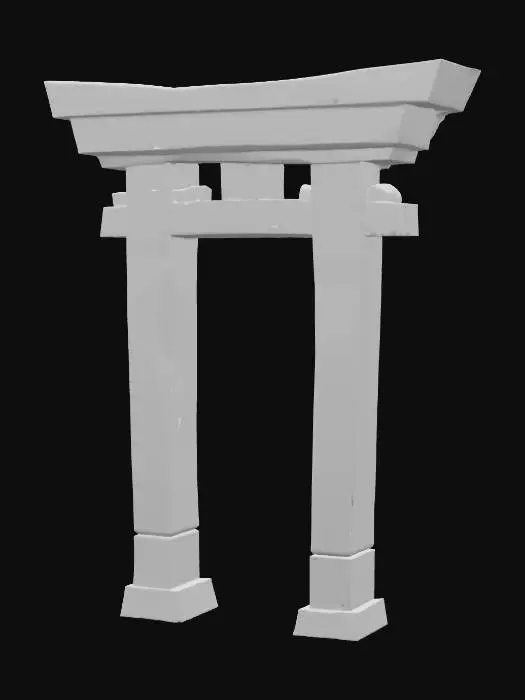 3D model for Torii Gate Illustration