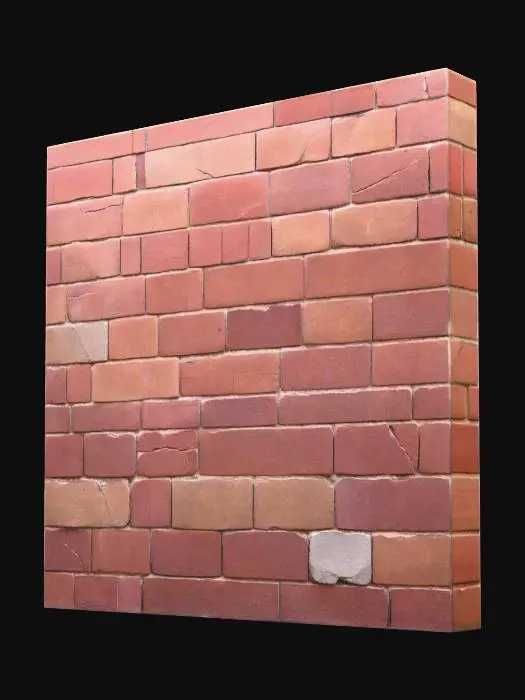 3D model for Brick Wall Pattern