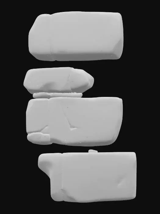 3D model for Metallic Fracture Blocks