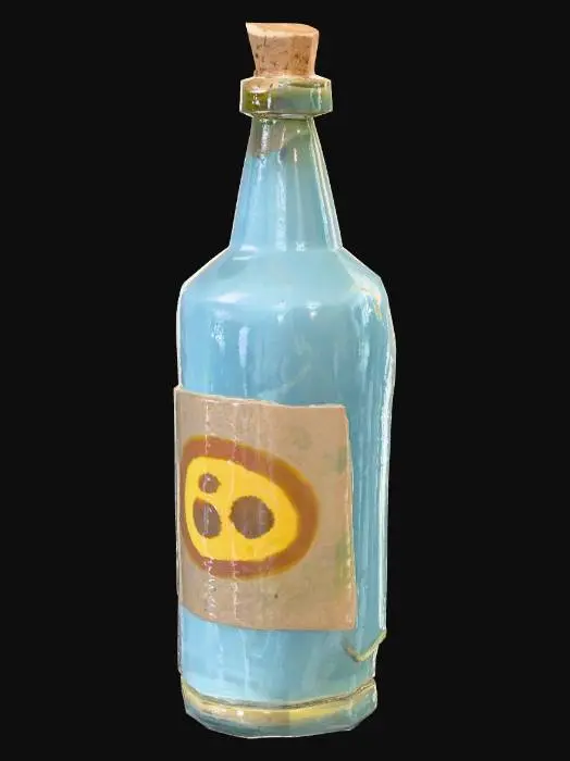 3D model for Blue Potion Flask