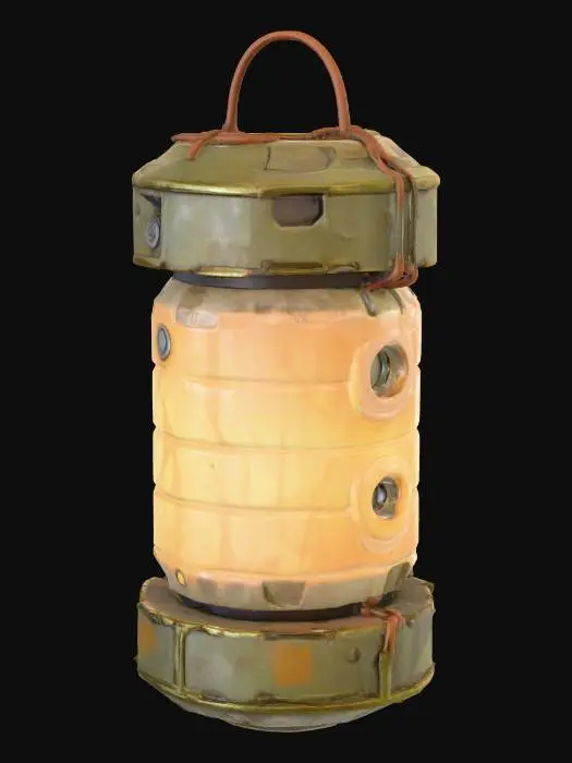 3D model for Glowing Capsule Lantern