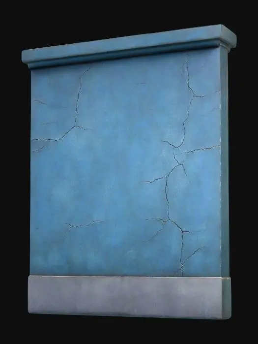 3D model for Blue Wall Panel