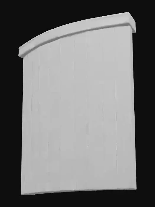 3D model for Curved Wooden Elegance