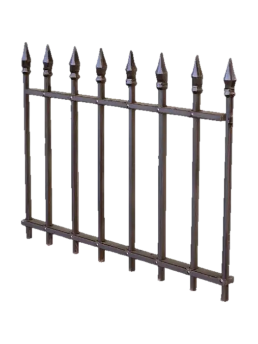 Iron Spire Fence 由 bjlin — 使用 Meshy AI 3D 生成器製作，免費下載 FBX OBJ GLB STL