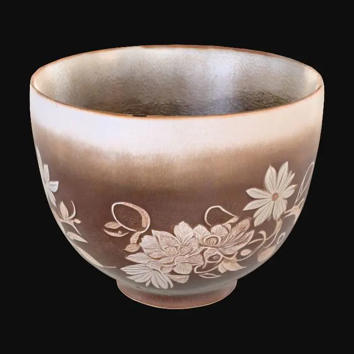 3D model for Elegant Floral Bowl