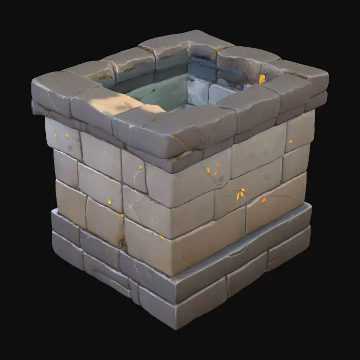 3D model for Stone Corner Scene