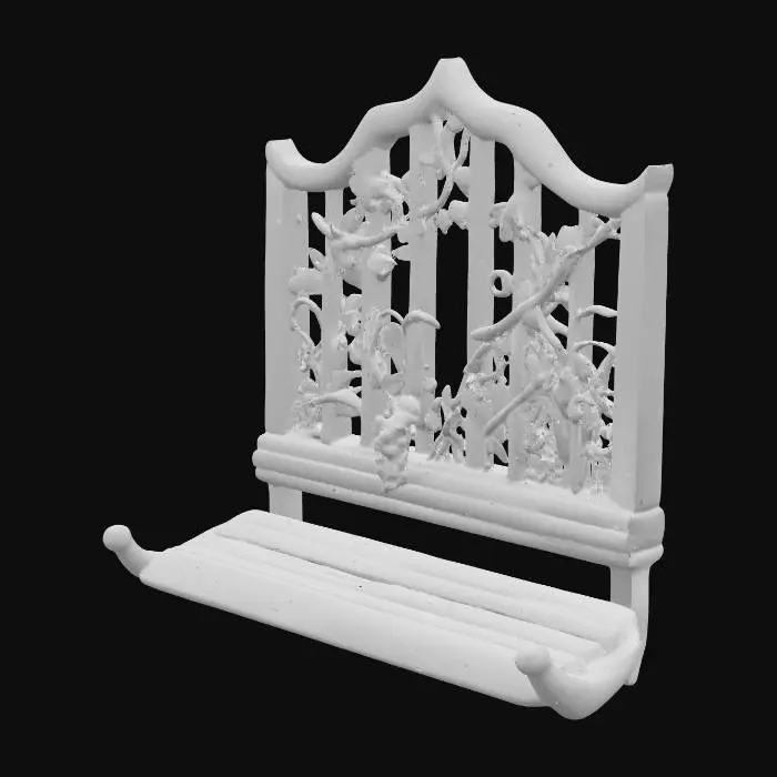 3D model for Whimsical Arbor Bench