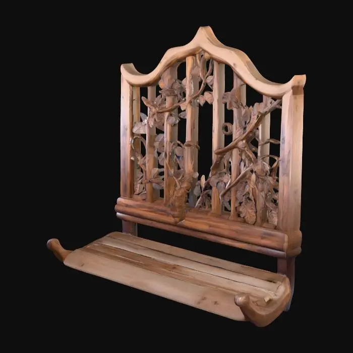 3D model for Whimsical Arbor Bench