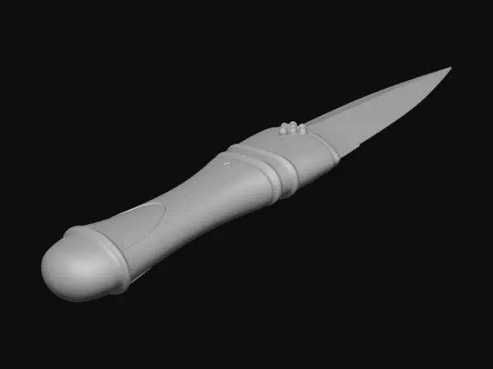 3D model for Golden Dagger in Sand
