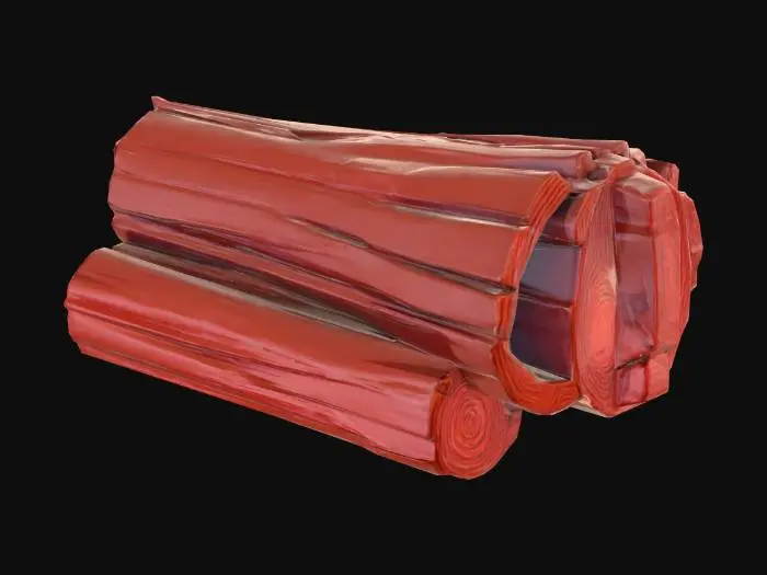 3D model for Stacked Logs