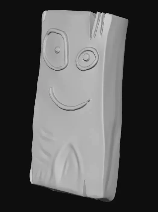 3D model for Wooden Smile