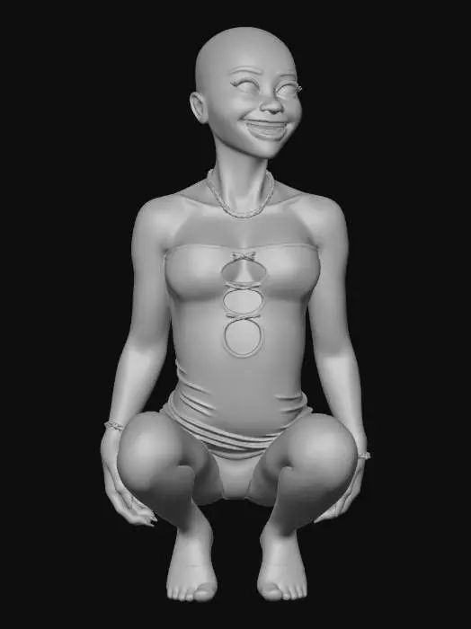 3D model for Joyful Pose