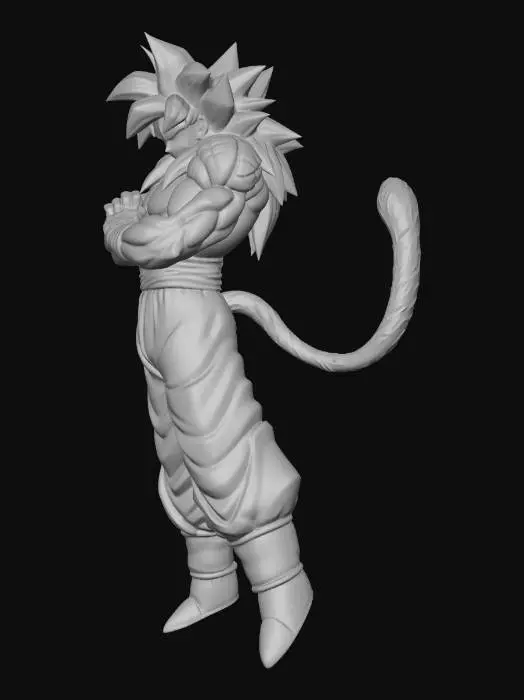 3D model for Super Saiyan 4 Goku
