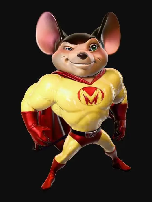 3D model for Captain Mouse