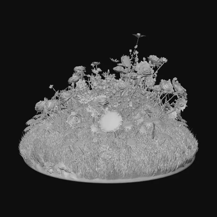 3D model for Floating Blossoms