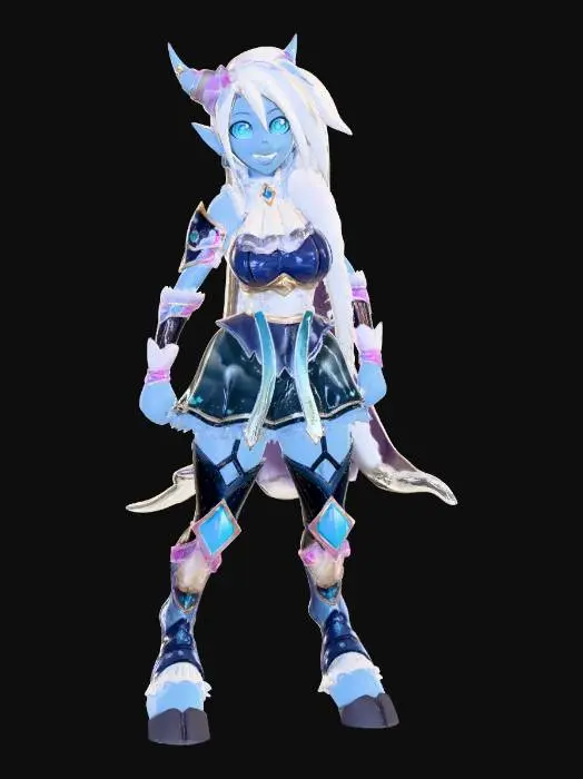 3D model for Ethereal Winter Mage