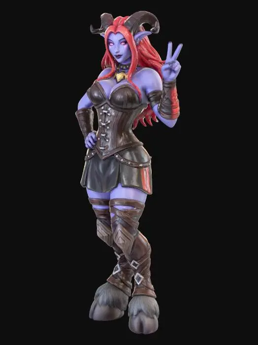3D model for draenei