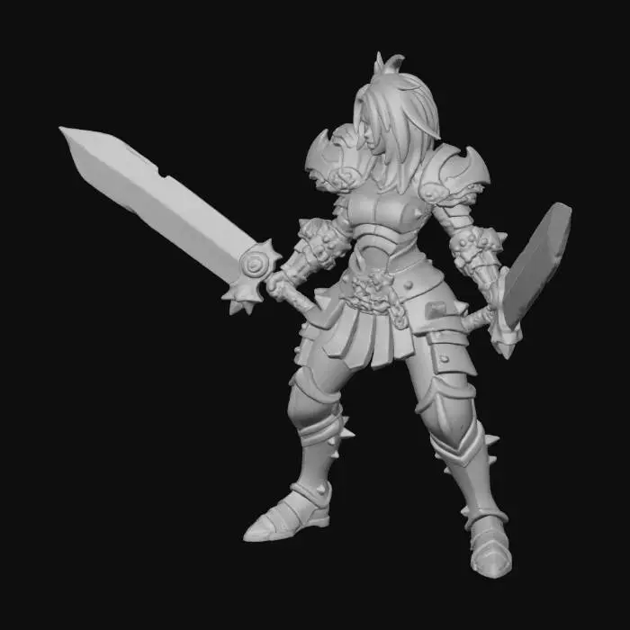 3D model for Warrior of Shadows