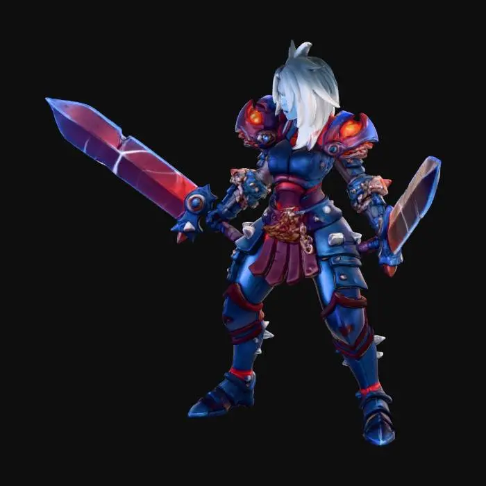 3D model for Warrior of Shadows