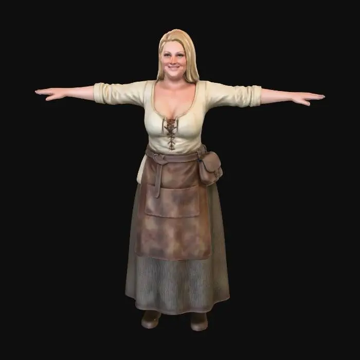 3D model for Medieval Innkeeper