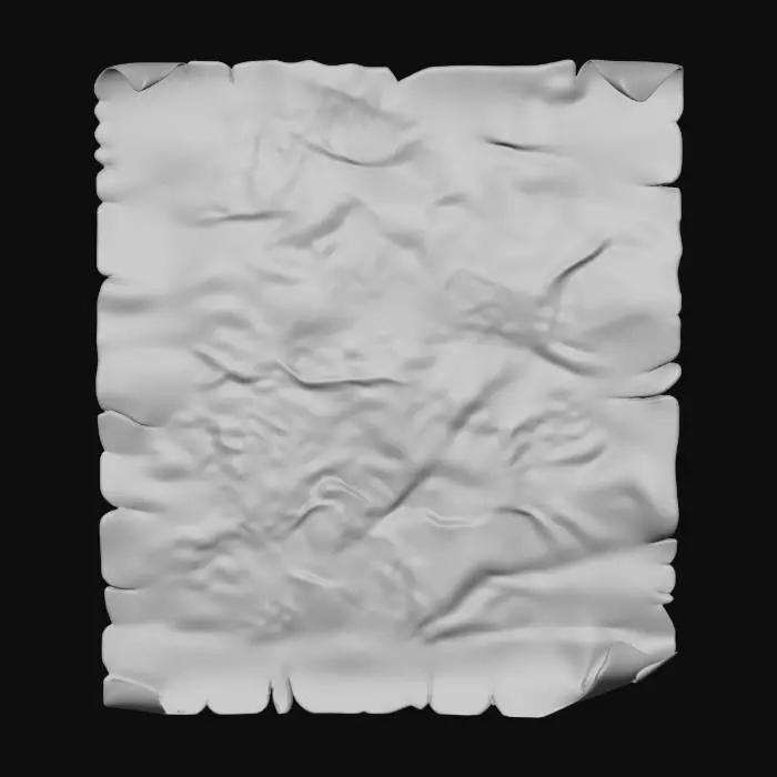 3D model for Ancient Parchment