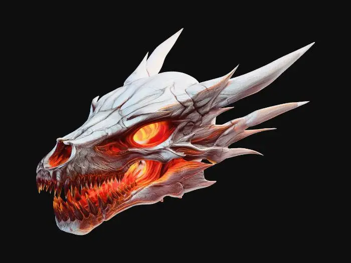 3D model for Inferno Wyrm