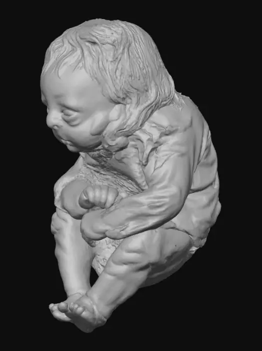 3D model for Ancient Child Mummy