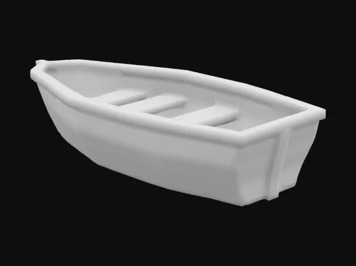 3D model for Rowboat Render