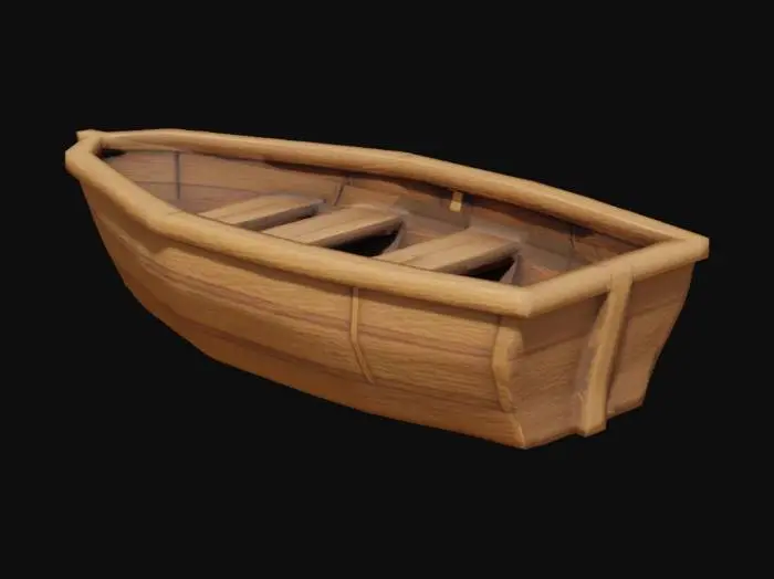 3D model for Rowboat Render