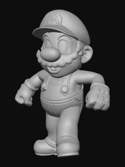 3D model for Super Plumber Character