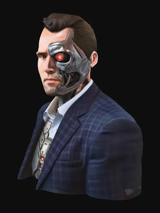 3D model for Charlie Kirk B-2025