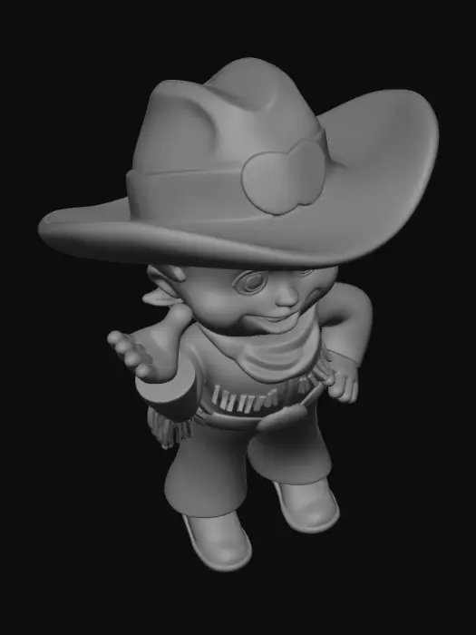 3D model for Little Cowboy