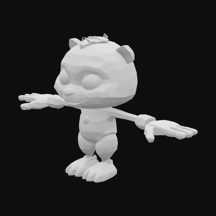 3D model for Cyber Panda
