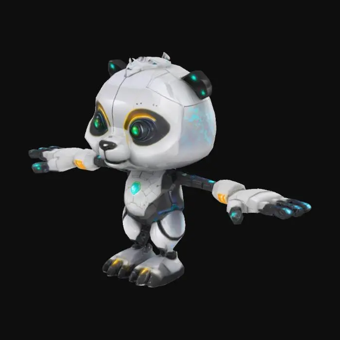3D model for Cyber Panda