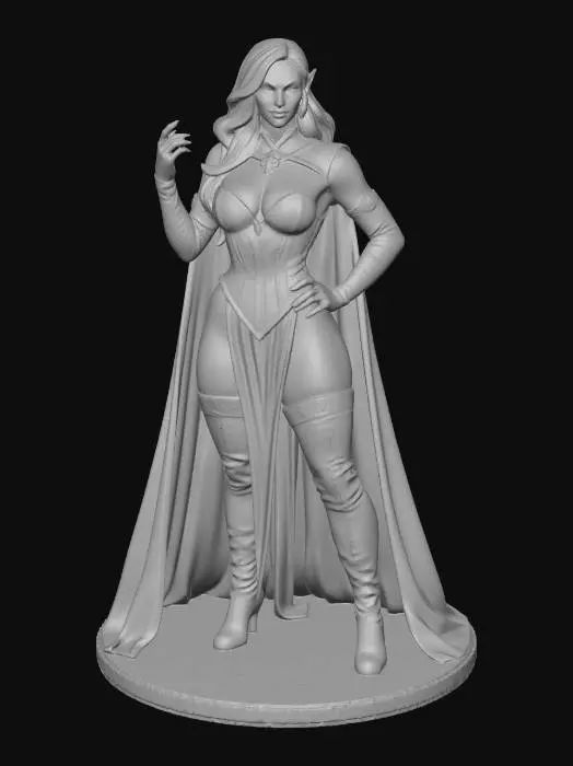 3D model for Kämpferin Dunkelelf