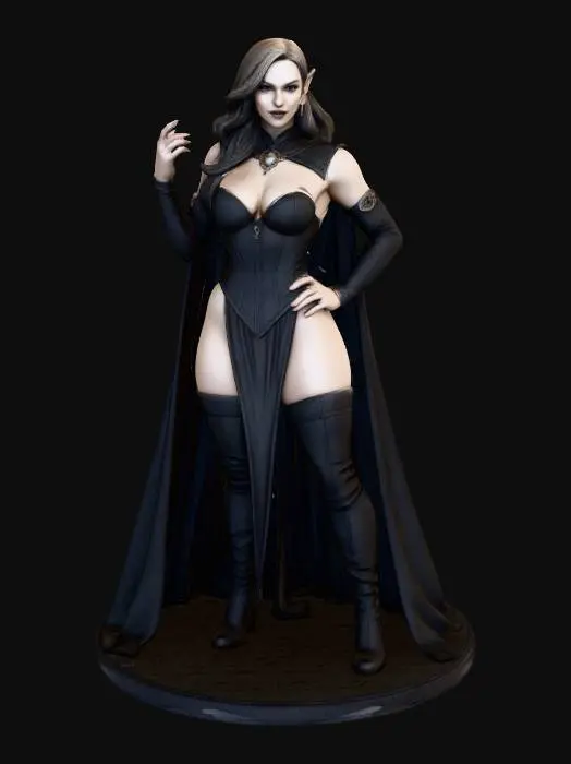 3D model for Kämpferin Dunkelelf