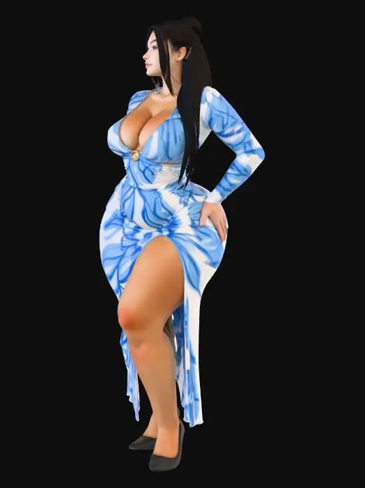 3D model for viel Frau Elegance