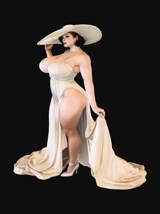 3D model for Lady Dimitrescu beauty