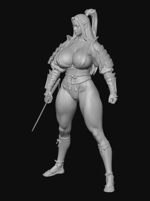 3D model for Samurai Warrior